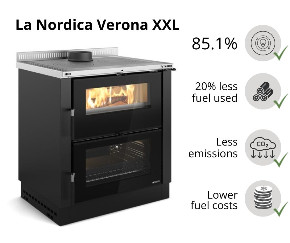 Italian wood cooker stove